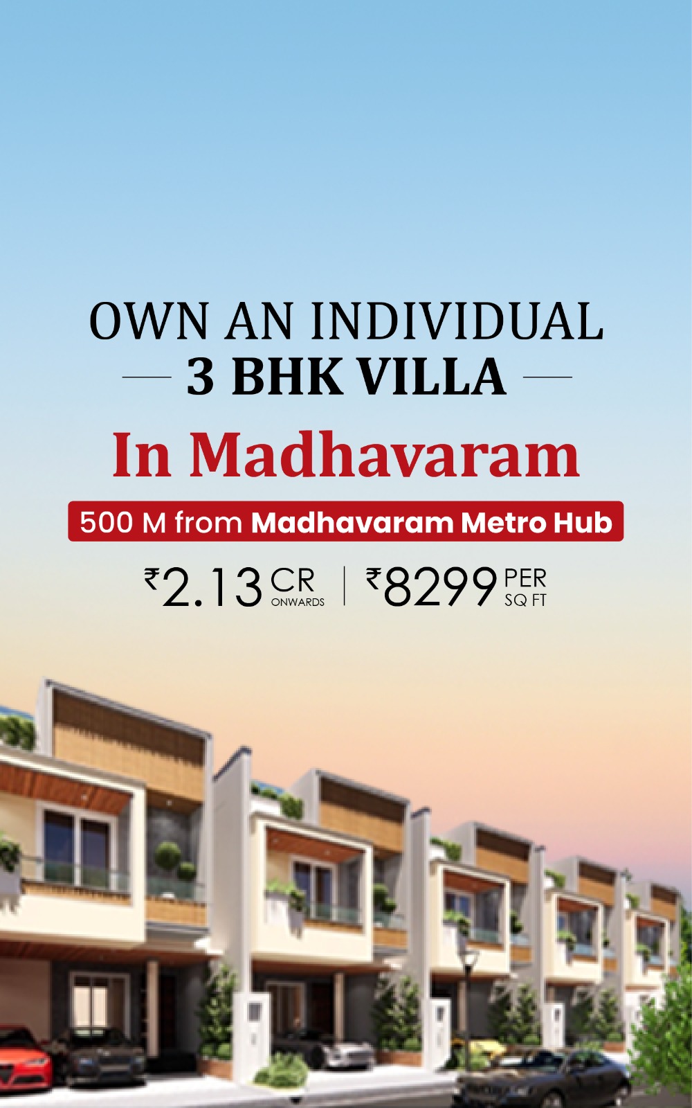 individual house for sale in madhavaram